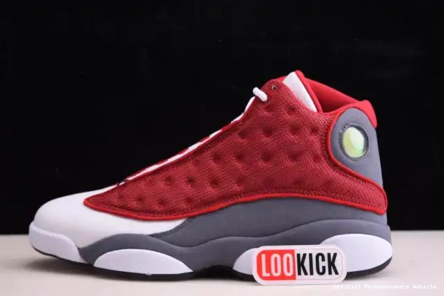 Official Maikesneakers Gym 13 Retro Jordan Flint Air 414571-600 Grey Red 0527